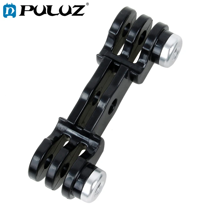 PULUZ двойной GoPro светодио дный LED подключение крепление для Xiaoyi и других экшн