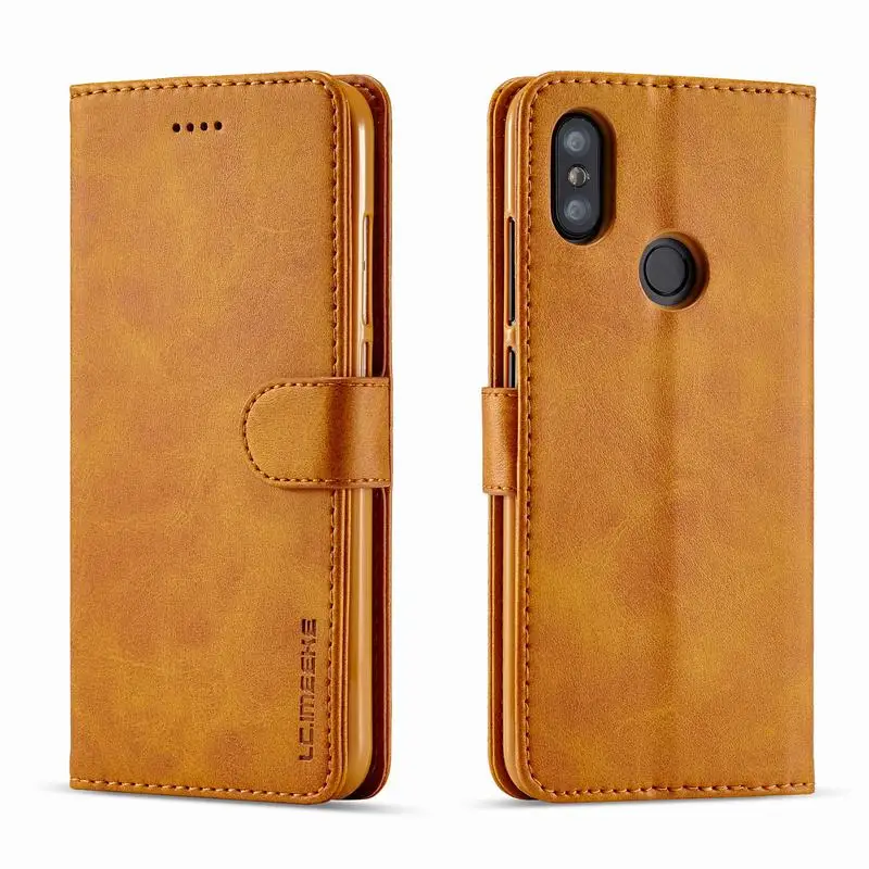 Yellow Чехол s для Xiaomi mi A2 Lite чехол Роскошный винтажный кошелек магнит кожаный чехол-книжка для телефона для Xio mi Red mi A 2 Lite A2Lite Coque - Цвет: Yellow