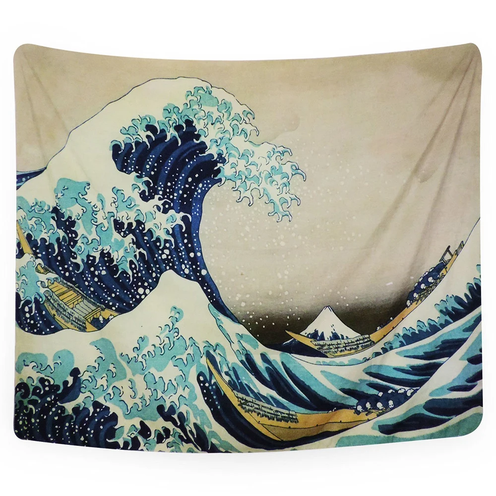 Настенный Гобелен Enipate Great Wave Kanagawa настенный гобелен с художественным