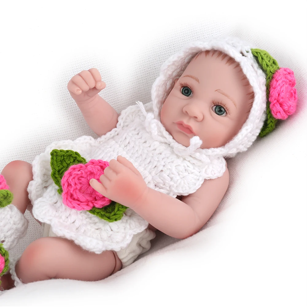 NPKDOLL куклы Младенцы Reborn 25 см полностью силиконовая кукла ручной работы