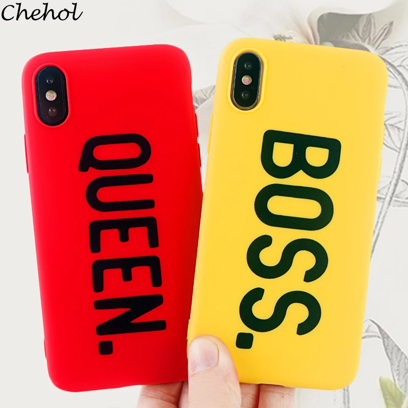 Пара чехлов для телефонов IPhone X XS MAX XR 6 S 7 8 Plus Модный чехол мягкий силиконовый