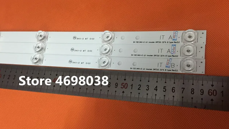 3 шт./лот 100% Новинка 32LB5610 CD Светодиодная лента CEM S94V 0 1506 LED для LG LC320DUE FGA3 32LB550B 32LB570B