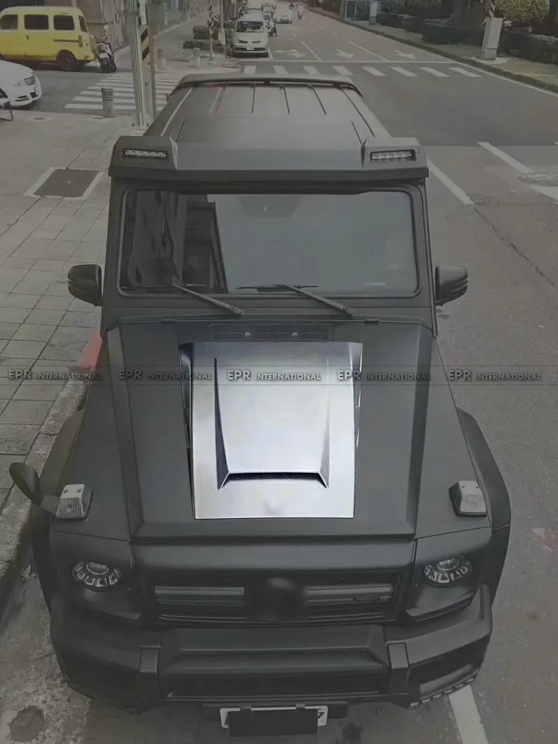 Карбоновый капот для BENZ W463 G Class BRS style карбоновый капот Ventd Body Kit Отделка тюнинг аксессуары для W463 гоночная часть