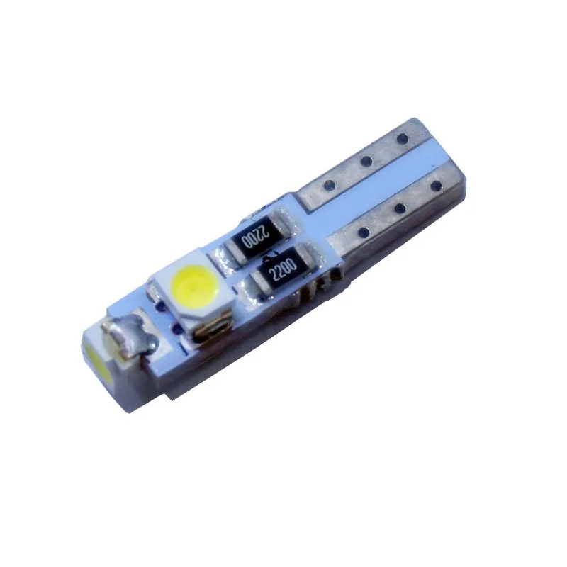 Автомобильный светодиодный светильник AORUNYEBAO 5 шт. T5 3 3528 клиновидный лампа 3SMD