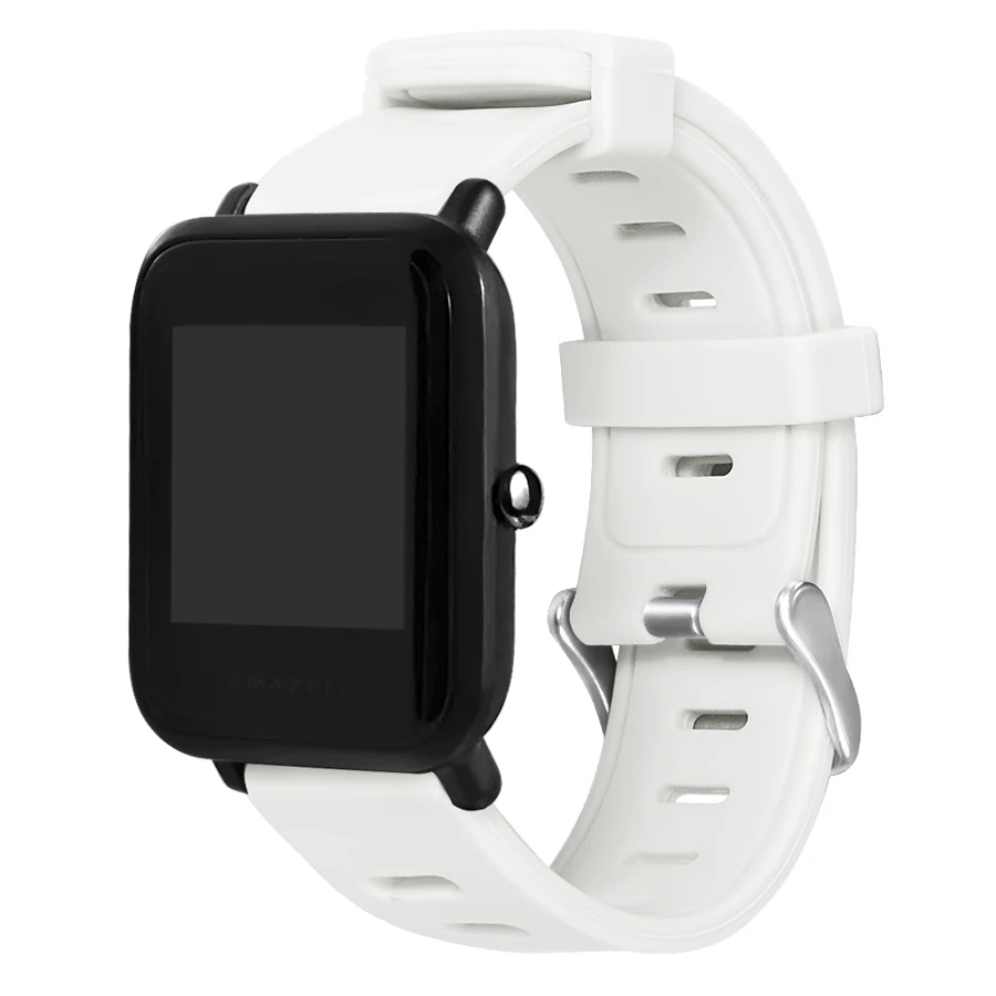 Силиконовый ремешок для Xiaomi Huami Amazfit Bip, Молодежные умные часы, браслет на запястье для Huami Amazfit, умные часы