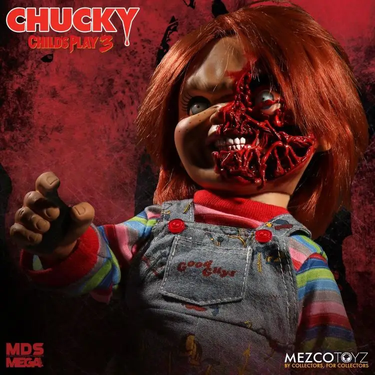 Mezco Toyz 78020 15 дюймов Chucky Rotten Face версия с голосовой коллекцией фигурка для фанатов подарок на праздник