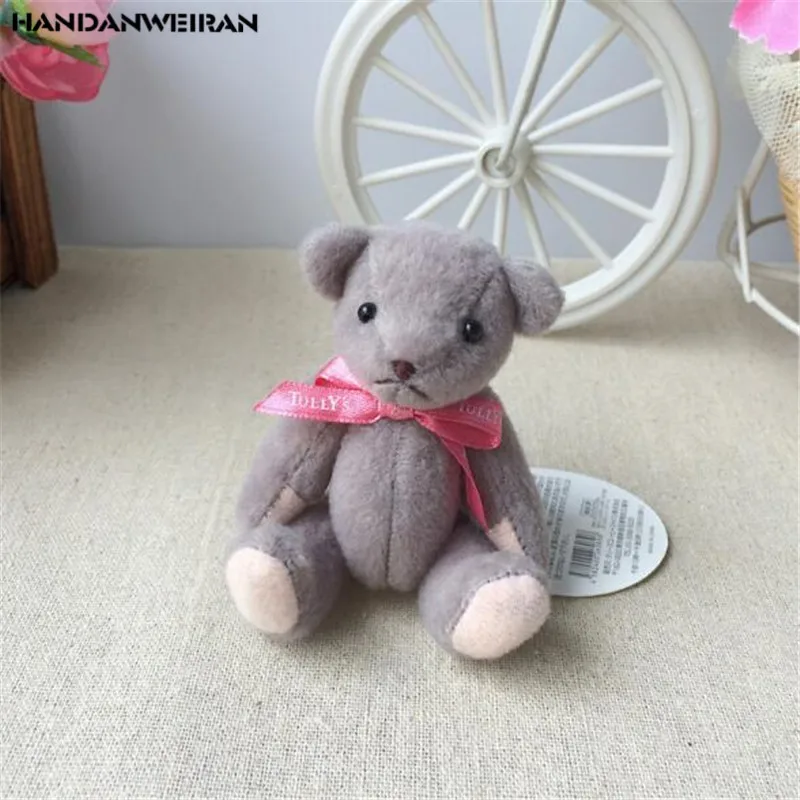 1 шт. Kawaii Joint Bear Плюшевая Игрушка Маленькая подвеска супер милые мини медведи