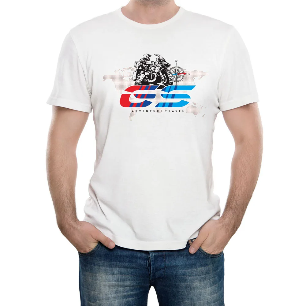 Футболка гоночной команды для BMW F650GS F700GS F800GS F850GS G310GS R1200GS черная белая 2019|Рубашки и