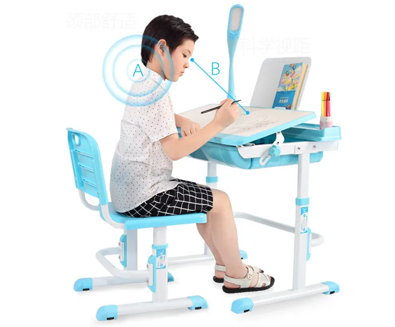 Регулируемый корректор позы для сидения детский учебный стол и стул высокое