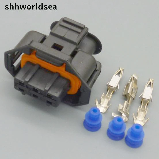 Shhworldsea 10 комплектов 3 контактный разъем автомобильного датчика 5 мм правильный