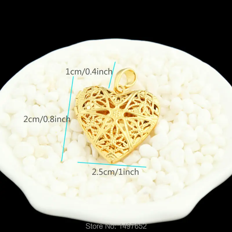 Новое поступление 2017 подвески в форме сердца для женщин золотой цвет 18 карат