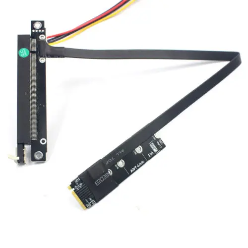 Кабель удлинитель с M.2 на x16 PCIE M2 PCI Express 45 см|Компьютерные кабели и разъемы| |