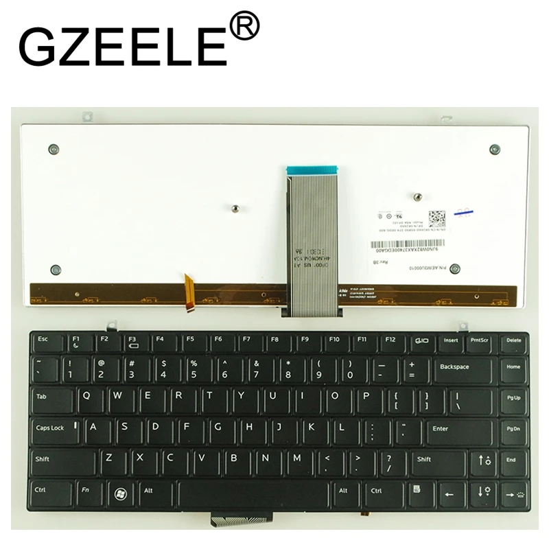 

GZEELE backlit Keyboard English layout for DELL Studio XPS 1340 1640 1645 1647 1650 PP17S backlit US keyboard