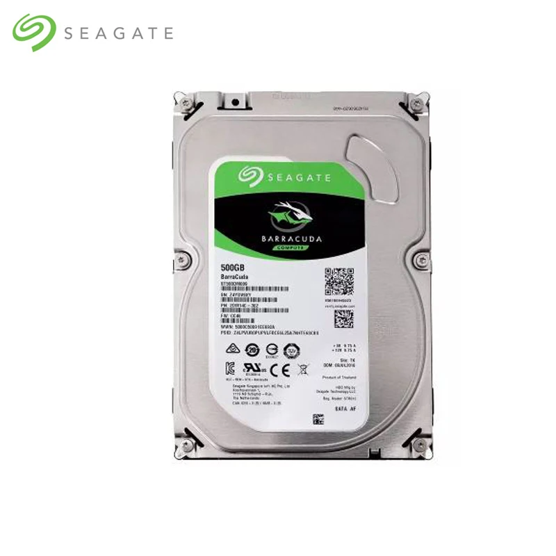 Внутренний жесткий диск Seagate BarraCuda 500 Гб 3 5 дюйма SATA 0 7200 об/мин 6 16 Мб кэш памяти для