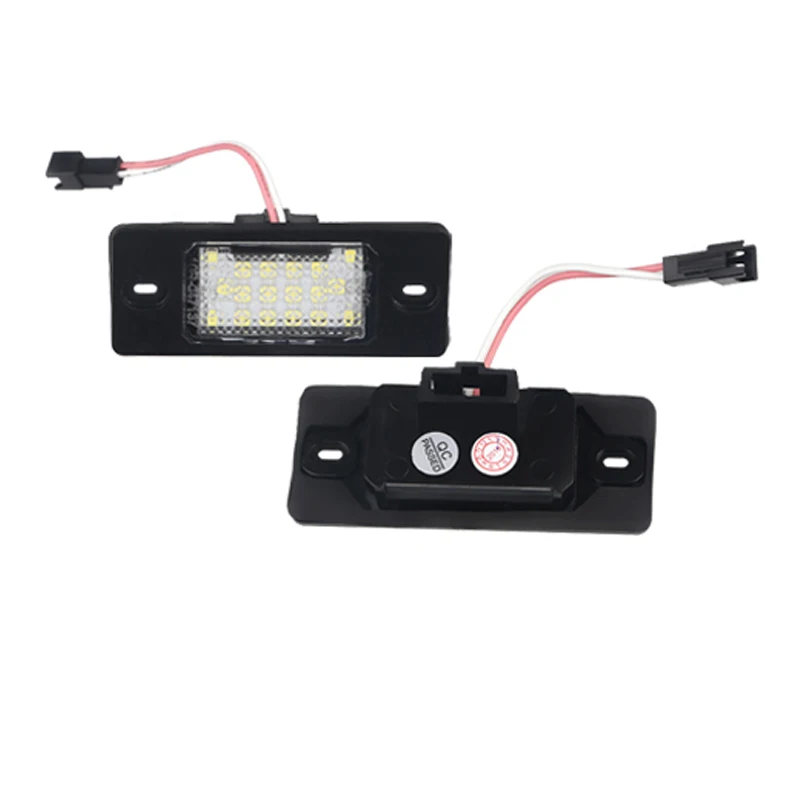 2 шт. 12 В 3 Вт Canbus 18SMD светодиодный номерной знак белый для VW Porsche Cayenne Touareg Tiguan Golf 5 5D