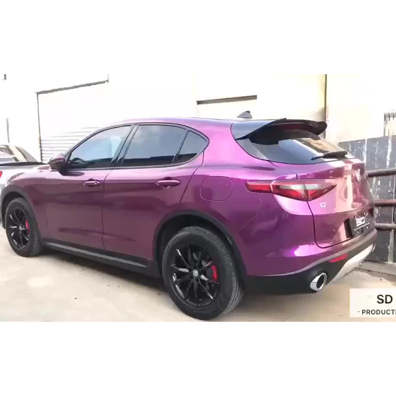 

Спойлер для Alfa Romeo Stelvio, спойлер для заднего багажника из углеродного волокна, черная отделка, квадрофольга Верде, SD Стиль 2017 - 2018