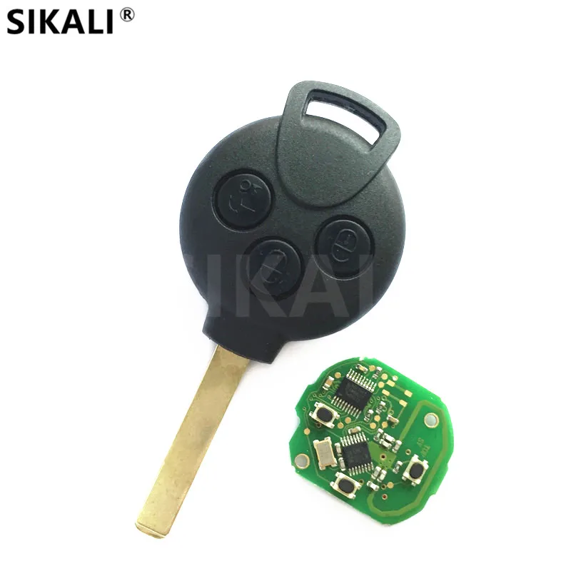 Дистанционный Автомобильный ключ для SMART Fortwo 451 2007 2013 433 9 МГц с чипом ID46 (7941)|key for|key