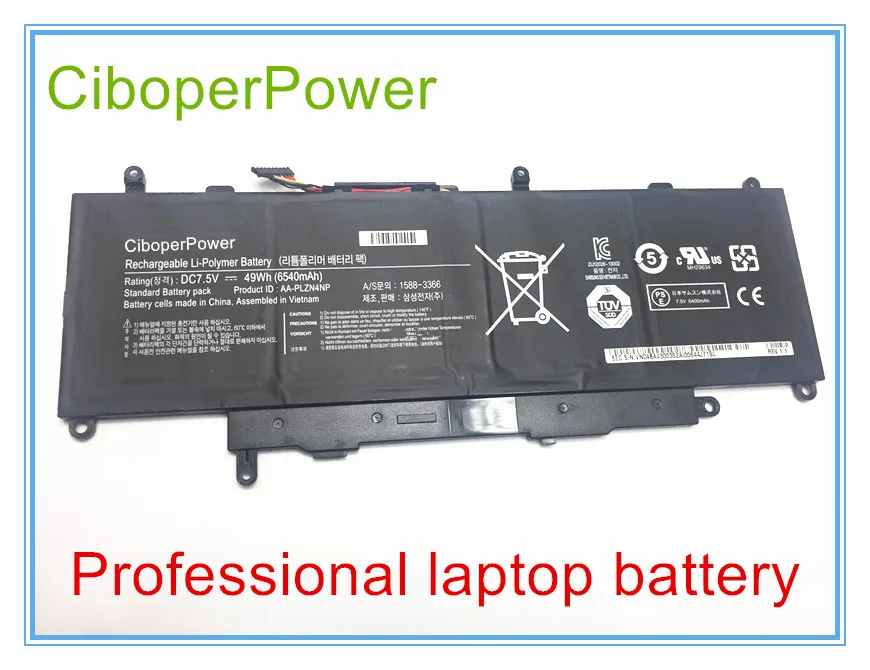 Оригинальный аккумулятор AA-PLZN4NP 7 5 В 49 Втч 6540 мАч для PRO (Xq700t1c-a52) XE700T1C XQ700T1C-A52 1588-3366