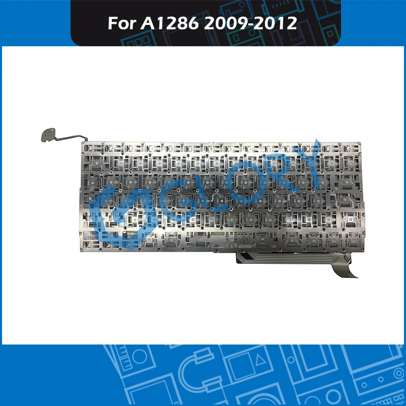 10 шт./лот A1286 клавиатура для Macbook Pro 15 4 &quot2009-2012 замена клавиатуры UK ES Spanish IT