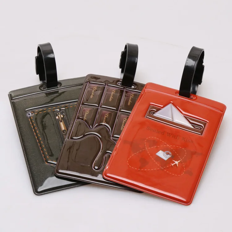 4 упаковки шоколадных джинсов портативный чемодан безопасная бирка с именем