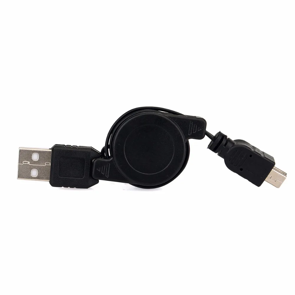 10 шт. мини USB кабель для зарядки 0 7 м выдвижной регулируемый беспроводной системы