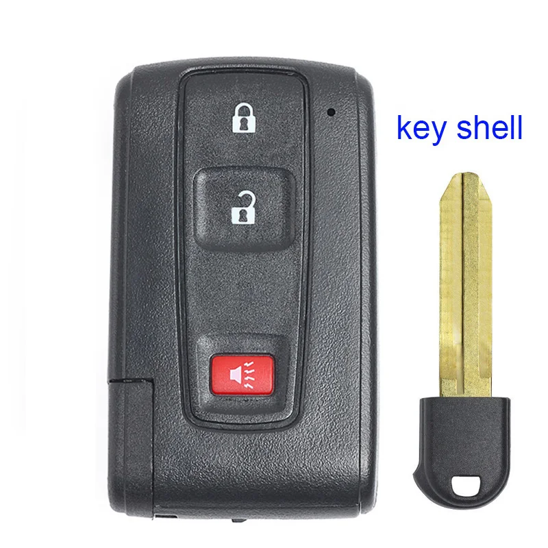 KEYECU 2 шт. для Toyota Prius 2004 2005 2006 2007 2008 2009 пульт дистанционного ключа оболочки чехол