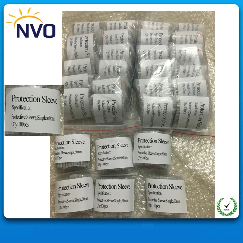 5000 шт./лот 60 мм Премиум волоконно оптический сплайсинга защита рукава оптическое