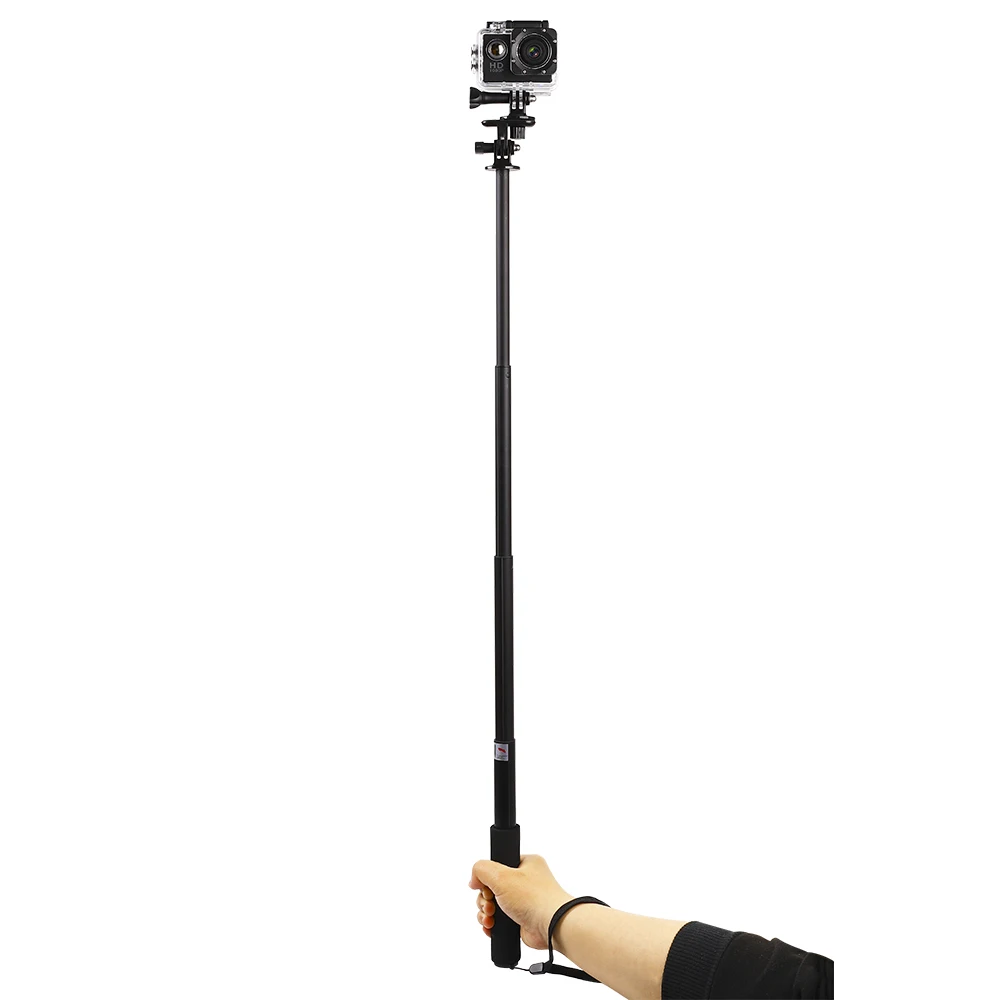 Go pro 12 дюймов алюминиевый монопод селфи палка для Gopros 7 6 5 4 3 2 1 Sj4000 Sj7 Sj8 pro Yi 4 K H8R H9 H9R DJI OSMO Экшн-камера