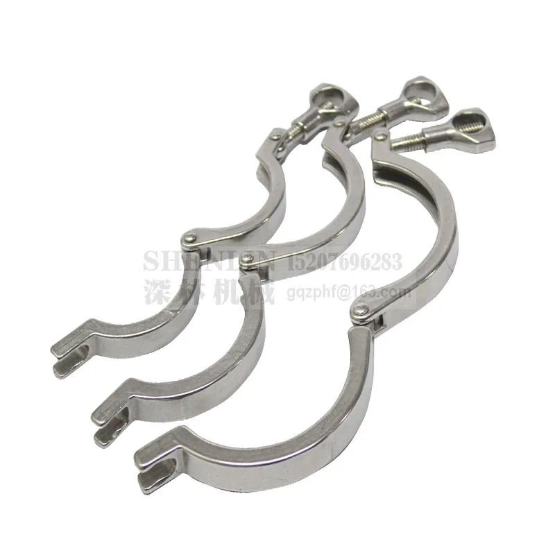 Tri Clamp 51mm 64mm 77.5mm ferrule OD 304 stainless steel tri clover sanitary fitting for water oil gas filler connector | Обустройство