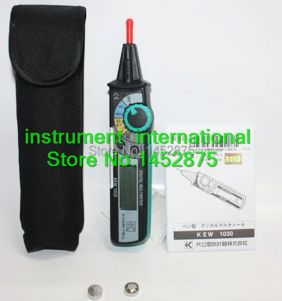 Kyoritsu Smary Ручка Тип KEW 1030 ЖК цифровой мультиметр Kyoritsu компактная Ручка