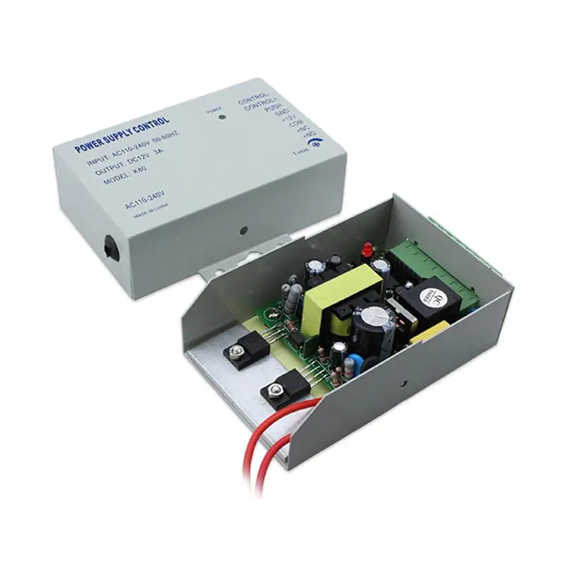 DC 12V 3A/AC 110 ~ 240V блок питания контроллер дверной переключатель для системы контроля