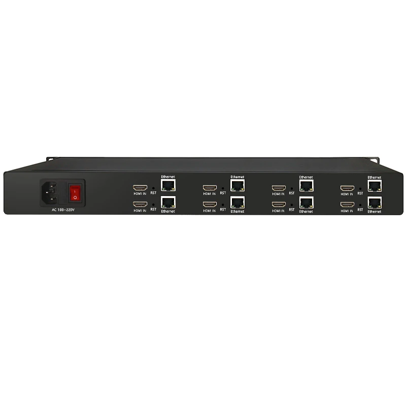 8-канальный сетевой видеорегистратор MPEG-4 HEVC H.265 / H.264 HDMI к HTTP RTMP RTSP UDP ONVIF потокового