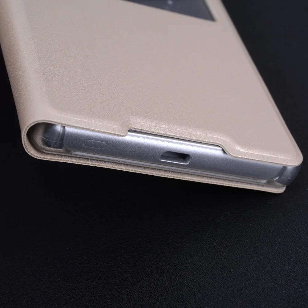 Кожаный чехол с откидной крышкой для телефона Sony Xperia Z5 SonyZ5 XperiaZ5 Z 5 Dual E6633 E6653 E6683 E6603