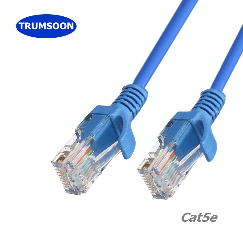 TRUMSOON Cat5e сетевой кабель 100 мГц RJ45 соединительный Ethernet для маршрутизатора ПК ADSL