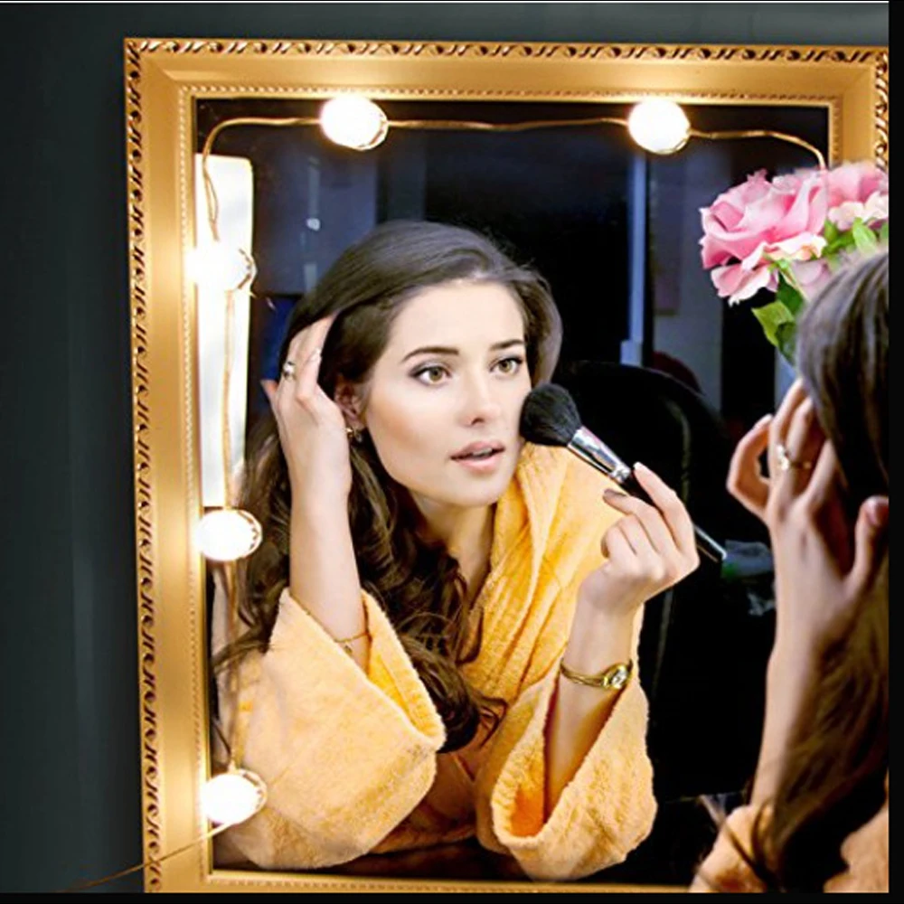 Светодиодный зеркала для макияжа профессиональное косметическое светодиодный