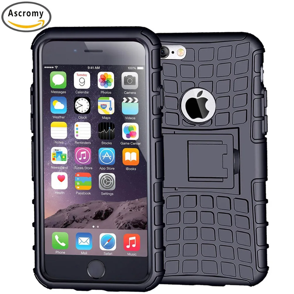 Ascromy броня heavy duty защита прочный двухслойный гибридный case защитная крышка для apple