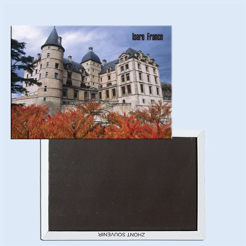 

Chateau de Vizille, Isere, France, Refrigerator magnet, Tourist souvenirs, Home creative ornaments 24687