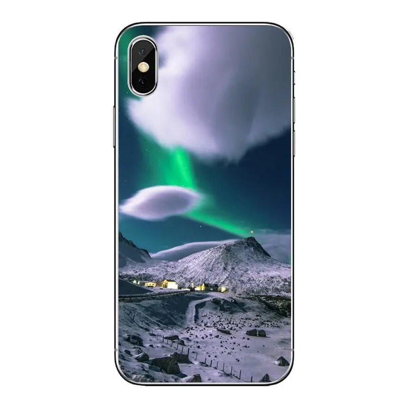 Для Xiaomi Mi A1 A2 5X 6X 8 lite SE Pro Max Mix 2 2S 3 Mi5 Mi5S прозрачные мягкие чехлы Аврора полярные