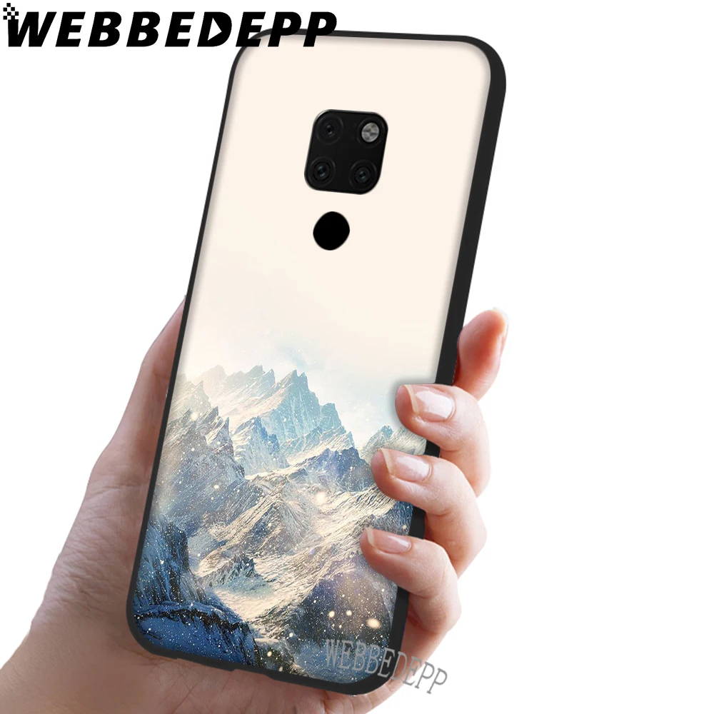 WEBBEDEPP мягкий чехол из ТПУ с оригинальным пейзажем для Xiaomi Mi 6 8 A2 Lite 9 Pro A1 Mix 2s Max 3 F1