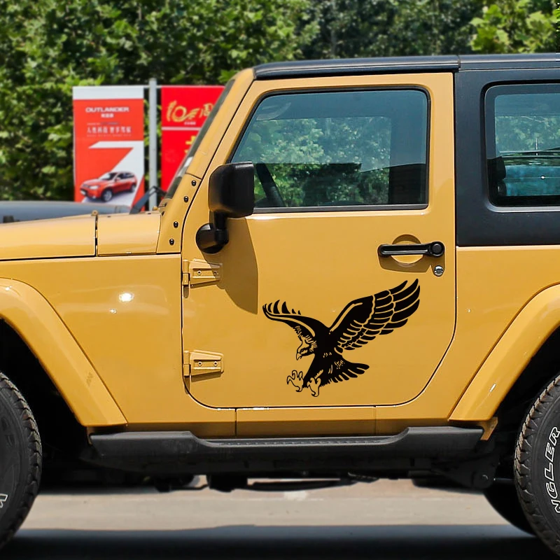 

EAGLE totem animal car stickers,car hood side door decor styling decals and cover,waterproof vinyl die cut sticker accessories