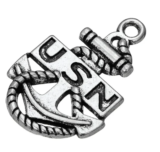 30pcs Charm United States Army Air Force Navy pendant Antique silver Handmade Jewelry earrings bracelet necklace keychain DIY | Украшения и