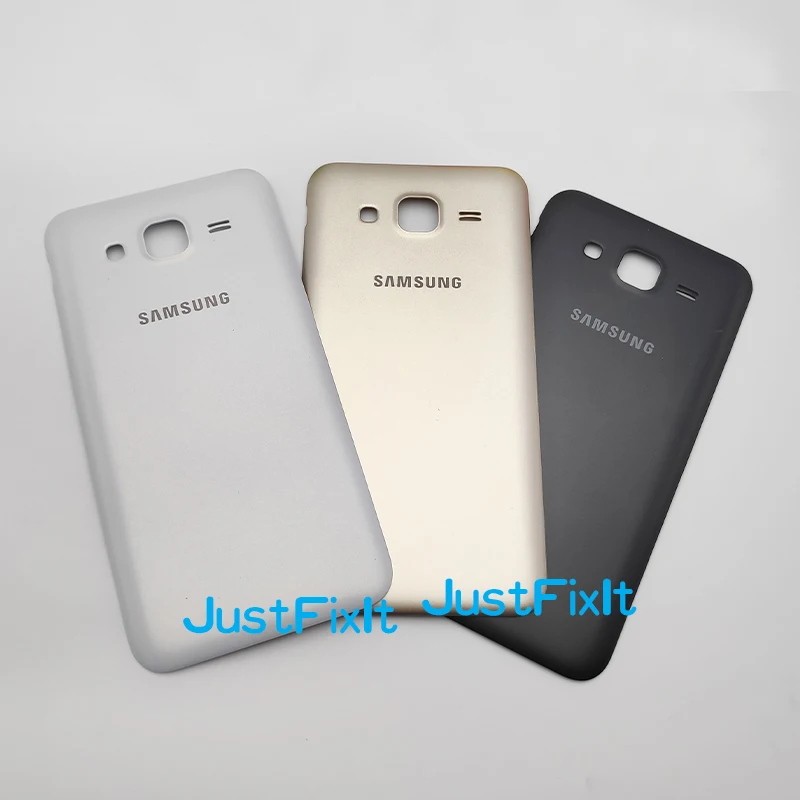 Для SAMSUNG Galaxy J5 2015 J500 J500F J500H J500FN Задняя крышка батареи Дверь стеклянная Корпус