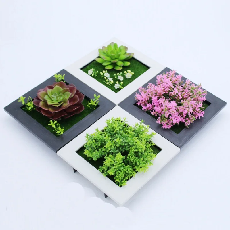 1 шт. 3D Стикеры для растений на стену домашний декор настенные Искусственные