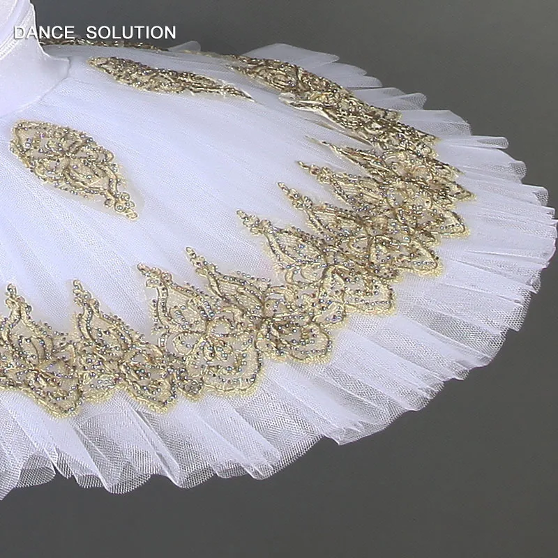 Белый бархатный топ с V образным вырезом аппликация для танцев Женская балетная