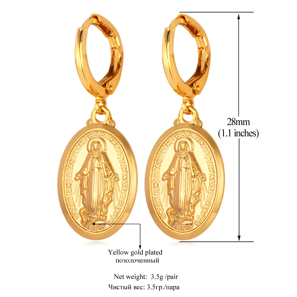 Женские серьги в стиле K POP оригинальные католические христианские религиозные