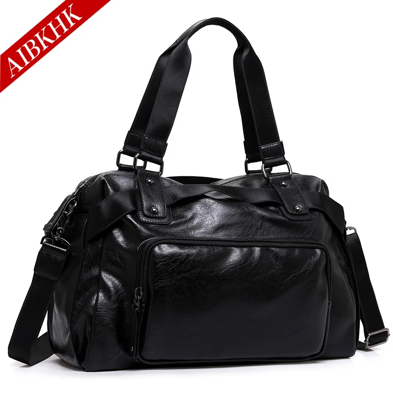 2017 новое поступление мужские дорожные сумки из спилка вместительные портативные