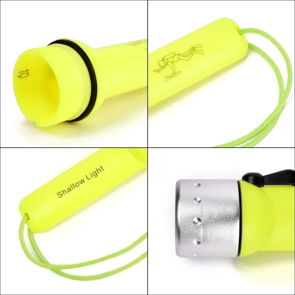 Q5 светодиодный фонарик для дайвинга подводный Lanterna 2000 люмен Водонепроницаемый