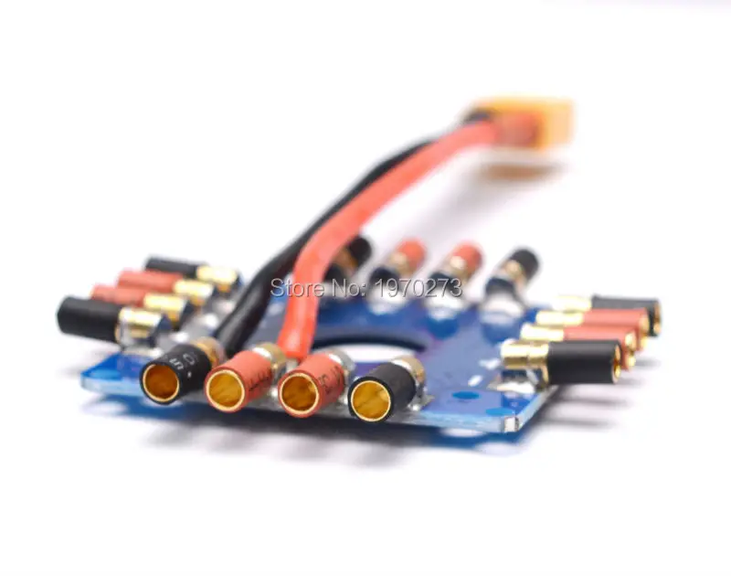 ESC Distribution Board Connection with XT60 Plug &amp 3.5mm banana bullet connectors For Quadcopter Multicopter FPV | Игрушки и хобби