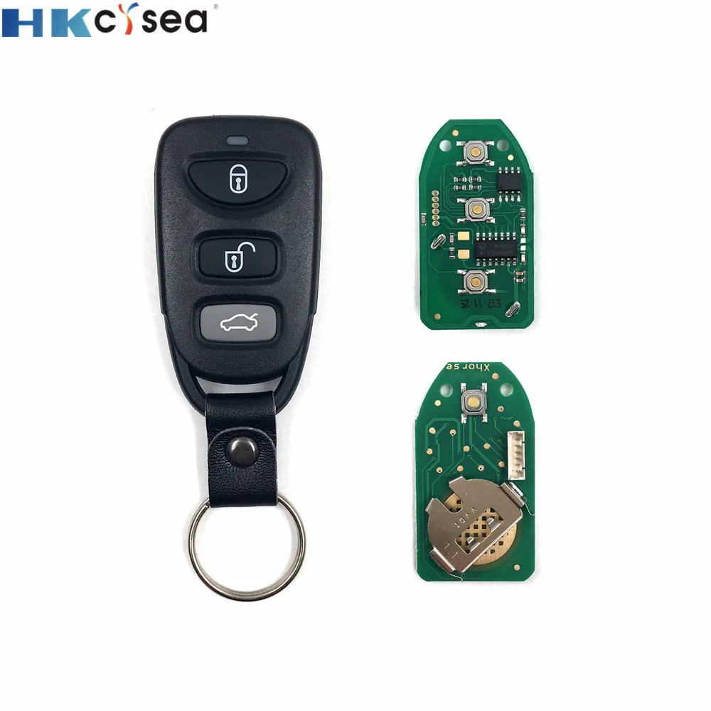 HKCYSEA 1 шт. 4 кнопки VVDI2 Автомобильный ключ с дистанционным управлением Английская