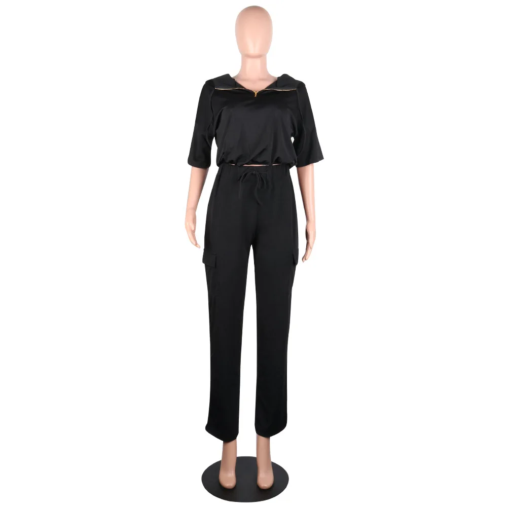 Повседневный однотонный спортивный костюм с капюшоном женский элегантный